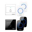 CACAZI H10 Wireless Music Doorbell, No Battery, UK Plug, White - 2