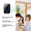 CACAZI H10 Wireless Smart Doorbell, No Battery, EU Plug, Black - 4