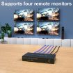 60m 1x4 HDMI Splitter Extender POC 1080P@60Hz AU Plug - 3