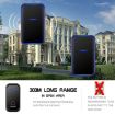 CACAZI Wireless Doorbell & Elderly Pager, US Plug, White - 7