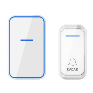 CACAZI Wireless Doorbell EU Plug - Smart Digital Doorbell for Home - 1