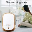 CACAZI Smart Waterproof Wireless Doorbell EU Plug Silver Pager Music - 8