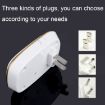 CACAZI Smart Waterproof Wireless Doorbell UK Plug Silver Pager - 5