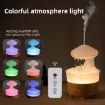 V50 Desktop Night Light Humidifier & Aroma Diffuser, UK Plug, White - 5