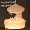 V50 Desktop Night Light Humidifier Wood Grain Aroma Diffuser AU Plug White - 8