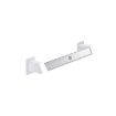 Vilscijon Aluminum Wall Shelf Bathroom Slippers Towel Rack, Silver - 1