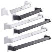 Vilscijon Aluminum Wall Shelf Bathroom Slippers Towel Rack, Silver - 2