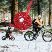 ZXCQYS-L Blue Bicycle Tow Rope for Mountain Bike Parent-Child Use - 4