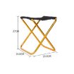 Portable Camping Folding Chair - 7075 Aluminum, 24.5x22.5x27cm, Blue - 3