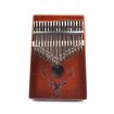 Beginner 17-Tone Deer Head Kalimba Thumb Piano (Coffee) - 2