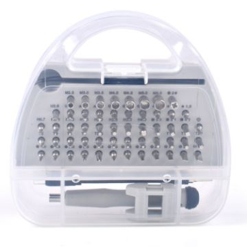 58-in-1 Chrome Vanadium Steel Mobile Phone Repair Screwdriver Set - 1