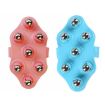 Seven-ball Massager Meridian Brush Lymphatic Roller, Blue, 70 Char - 2
