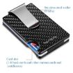 Metal Carbon Fiber Wallet RFID Anti-Theft Ultra-Thin Card Holder (Black) - 5