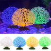 Orange Silicone Fake Coral Aquarium Plant - Decorative Fish Tank Decor - 5