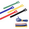 60 PCS T-Shaped Cable Organizer Belt, 30cm Nylon Winder, Random Color - 5