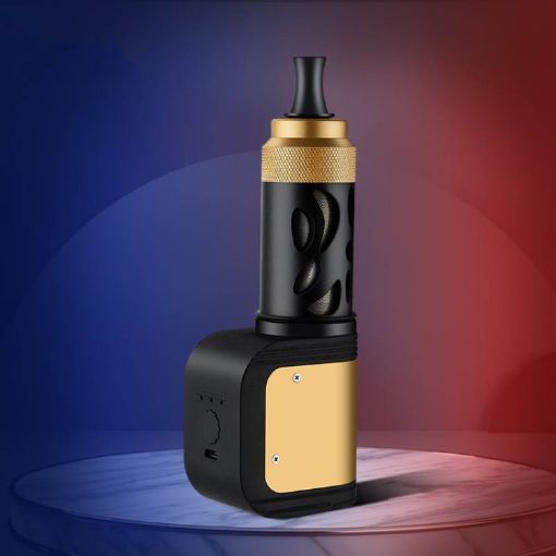 Gold Car Cigarette Holder & Portable Ashtray - Lazy Driving Accessory - 1
