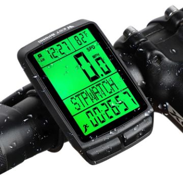 WEST BIKING Wireless Bicycle Odometer Speedometer, Waterproof, Backlight - 1
