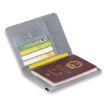 Pink RFID Travel Passport Card Bag - Elastic Band Protective Case - 5