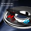 Q6 Black Magnetic Car Phone Holder - Round Dashboard Navigation Bracket - 5
