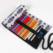 36 Holes Saury Canvas Pen Bag - Color Lead Roller Storage Box - 5