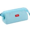 ANGOO Large-Capacity Blue Pencil Case - Simple Boat Shape Stationery Bag - 1