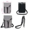 RFID Travel Passport Bag - Multi-Function Document Holder (Gray) - 3