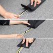 2 PCS 1m Wire Protection Harness Sleeve Cable Manager for Floor Storage - 7