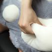 Gray Cat Claw Car Plush Head & Neck Pillow - Decorative Shoulder Pad - 3