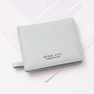 BATSIOE Green Ladies Wallet - Compact Two-Fold Multi-Card Coin Purse - 1