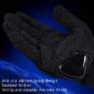 Riding Tribe MCS-17 Motorcycle Gloves, Touch Screen, Size L, Red - 4