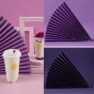 Red Wine 69x39cm Photo Props Cardboard Folding Fan Photography Background - 4