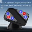 Silver Aluminum Alloy Car Mobile Phone Bracket - Portable Folding Frame - 4