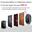 CACAZI A80 Wireless Music Doorbell, No Battery, US Plug, Black - 5