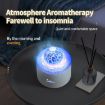 HX-130 White Planet Night Light Flame Aromatherapy Humidifier US Plug - 4