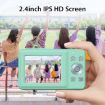 DC403L-AF 2.4" 16X Zoom HD Digital Camera for Kids - EU Plug, Green - 7