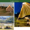 Luminous Tent Wind Rope 4m x 6 Rolls with Figure 8 Buckle - Black - 5