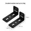 Universal Non-Slip Wall Bracket for Long Strip Speaker - Black - 2