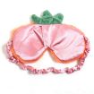 Strawberry Fruit Plush Eye Mask - Cute Soft Girl Sleep Blackout Mask - 3