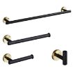 4 PCS 304 Stainless Steel Towel Rack Set - 50cm, Model 450604G - 1