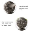 Copper Rose Retro Metal Spherical Ashtray with Lid - Home Decor Ornament - 3