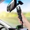 Universal Car Rearview Mirror Mobile Phone Holder - H02 Pillow Design - 1
