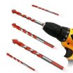 6mm Ceramic Triangle Handle Metal Flashlight Drill Bit - 6