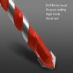 8mm Ceramic Triangle Handle Metal Flashlight Drill Bit - 3