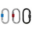 XINDA XDQ96068 Black O-Shaped Steel Climbing Carabiner Lock - 2