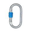 XINDA XDQ96068 Climbing Carabiner O-Shaped Steel Lock (Silver Blue) - 1
