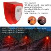 Solar Animal Repeller N911M Outdoor Sound & Light Alarm, Timing Model - 3