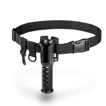 Fishing Rod Waist Belt Holder Support (28157-B Black) - 1