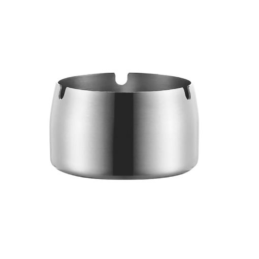 Small Thickened Stainless Steel Ashtray - Windproof & Drop-Proof - 1
