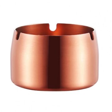 Extra Large Rose Gold Windproof Drop-Proof Stainless Steel Ashtray - 1