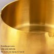 Extra Large Windproof Drop-Proof Stainless Steel Ashtray - Natural Color - 4